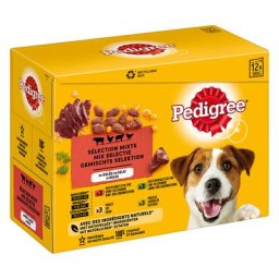 24x100g Multipack Pedigree en gelée - Pâtée pour chien