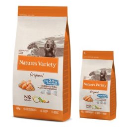 12kg Original No Grain Medium Adult saumon Nature's Variety Croquettes pour chien + 2kg offerts !