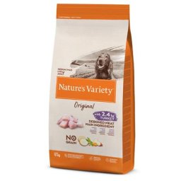 2x12kg Nature's Variety Original No Grain Medium Adult dinde - Croquettes pour chien