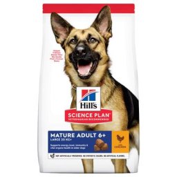 2x14kg Mature Adult 6+ Large poulet Croquettes Hill's Science Plan pour chien