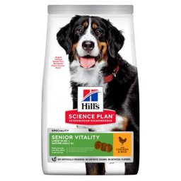 14kg Mature Adult Senior Vitality Large poulet Hill's Science Plan - Croquettes pour chien