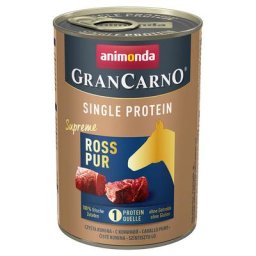 6x400g Adult Single Protein Supreme pur cheval Animonda GranCarno - Pâtée pour chien