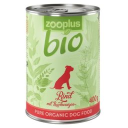 24x400g lot bœuf, dinde zooplus bio - Nourriture pour chien
