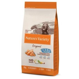 2x12kg Nature's Variety Original No Grain Medium Adult saumon - Croquettes pour chien