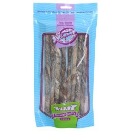 Braaaf Bâtonnets torsadés à mâcher, saumon pour chien - 20 cm (97 g)