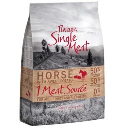 1kg croquettes Purizon sans céréales Single Meat Adult cheval, patate douce