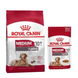 Lot Medium Ageing croquettes + sachets Royal Canin - Nourriture pour chien