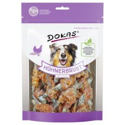 2x220g Dokas Friandises à mâcher poulet, poisson - Friandises pour chien