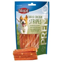 4x100g Trixie PREMIO bandelettes au poulet et au fromage Friandises pour chiens