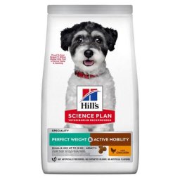 1,5kg Adult Perfect Weight & Active Mobility Small & Mini poulet Hill's Science Plan - pour chien