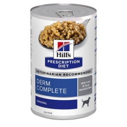 24x370g Hill's Prescription Diet Derm Complete - Pâtée pour chien