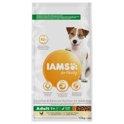 2x12kg IAMS for Vitality Adult Small Medium poulet - Croquettes pour chien