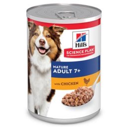 370g Hill's Science Plan Mature Adult 7+ poulet - Pâtée pour chien