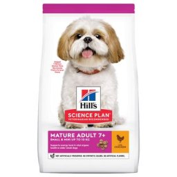 3kg Mature Adult 7+ Small & Mini poulet Hill's Science Plan - Croquettes pour chien
