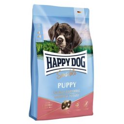 2x10kg Puppy saumon, pomme de terre Happy Dog Supreme Sensible - Croquettes pour chien