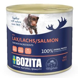 Bozita Paté 12 x 625 g pour chien - saumon