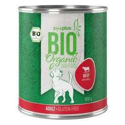 6x400g bœuf, sarrasin zooplus bio - Nourriture pour chien