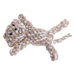 1 jouet en coton tressé en forme de singe, pour chien