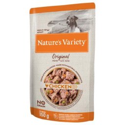 8x150g Mégapack Nature's Variety Original Paté No Grain Mini poulet - Pâtée pour chien