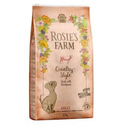12kg bœuf, patates douces, pois chiches Rosie's Farm - Croquettes pour chien