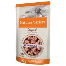 8x150g Mégapack Nature's Variety Original Paté No Grain Mini dinde - Pâtée pour chien