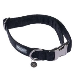 Collier Nomad Tales Blush, ébène pour chien - taille S : tour de cou 30 - 46 cm, l 15 mm