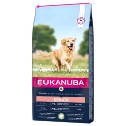 12kg Eukanuba Senior Large & Giant Breed agneau, riz - Croquettes pour chien
