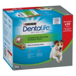 30 bâtonnets (10x49g) PURINA Dentalife à mâcher, pour chien de petite taille (7-12kg)