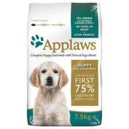 2x7,5kg Applaws Puppy Small & Medium Breed, poulet - Croquettes pour chien