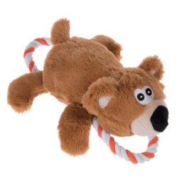 2 jouets Ours avec corde pour chiot