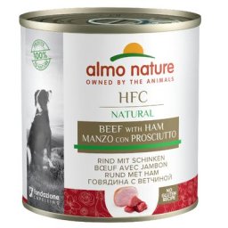 12x290g bœuf, jambon Almo Nature Classic - Nourriture pour chien