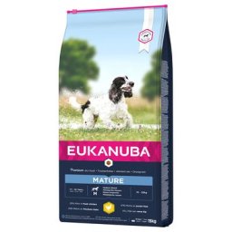 2x15kg Thriving Mature Medium Breed poulet Eukanuba - Croquettes pour chien