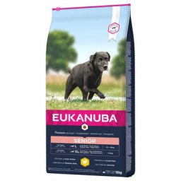 2x15kg Caring Senior Large Breed poulet Eukanuba - Croquettes pour chien