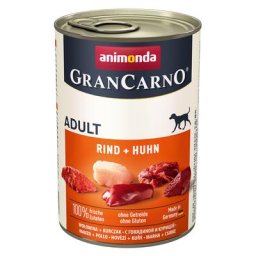 24x400g bœuf, poulet Animonda GranCarno Original - Pâtée pour chien