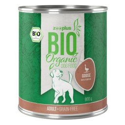6x800g zooplus Bio oie, potiron - Pâtée pour chien