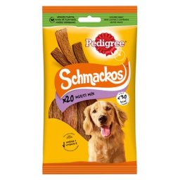 3 x 20 friandises, 3 saveurs Pedigree Schmackos - Friandises pour chien