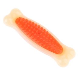Jouet Os à mâcher TIAKI goût bacon pour chien - taille S : L 10 x l 3 x H 2 cm