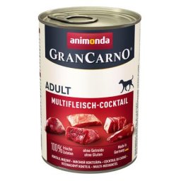 12x400g Original cocktail multi-viandes Animonda GranCarno - Pâtée pour chien
