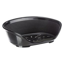 Corbeille Ferplast Siesta Deluxe noire taille 8 L 82 x l 59,5 x H 25 cm