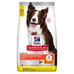 2,5kg Adult Perfect Digestion Medium Hill's Science Plan - Croquettes pour chien