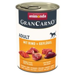 Lot Animonda GranCarno Original 12 x 400 g pour chien - bœuf & volaille