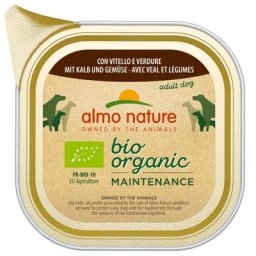 6x100g veau, légumes Almo Nature Daily Menu Bio - Nourriture pour chien
