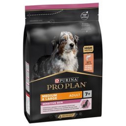 3kg Medium & Large Adult 7+ Sensitive Skin saumon PRO PLAN PURINA Croquettes pour chien