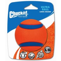 Balle Ultra Ball Chuckit 1 balle, taille L - Jouet pour chien