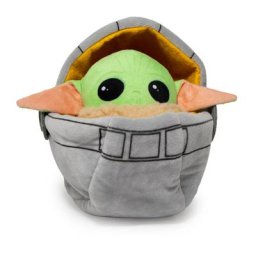 Jouet Star Wars Bébé Yoda dans son berceau pour chien - environ L 23 x l 12 x H 16 cm