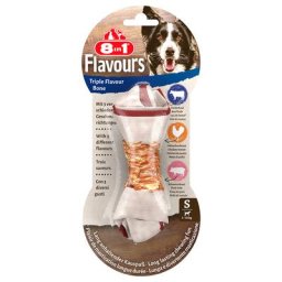 Os à mâcher, S (35 g) Triple Flavour 8in1 Friandises pour chien : -15 % !