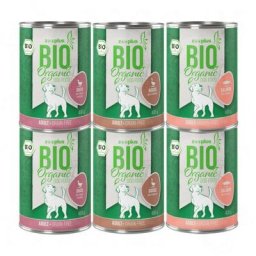 6x800g zooplus Bio sans céreales - Pâtée pour chien