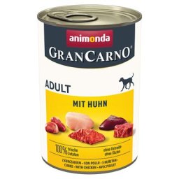 Lot Animonda GranCarno Original 12 x 400 g pour chien - poulet