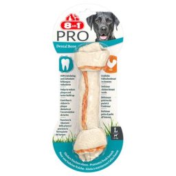 100g 8in1 Pro Dental, poulet, os à mâcher taille L, 1 os - Friandises pour chien