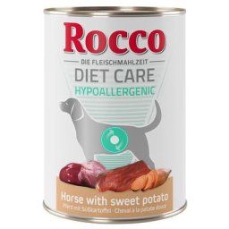 12x400g Rocco Diet Care Hypoallergenic cheval - Pâtée pour chien